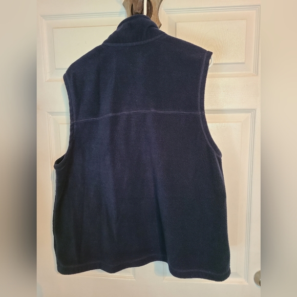 (1032) Covington, Men's Full Zip Fleece Vest, Size: Large Color: Blue - Picture 7 of 7